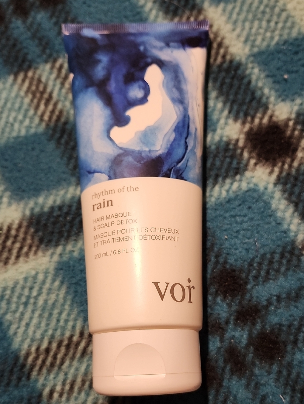 Vōr Rhythm of the Rain Hair Masque - Blue & White Tube